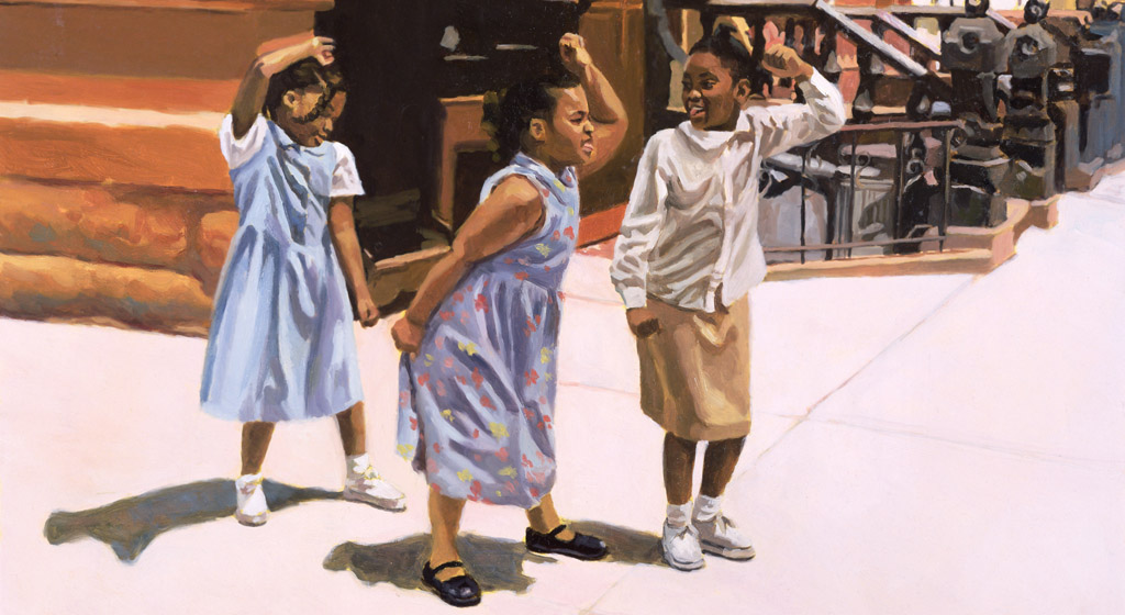 Harlem Jig, 2001 (oil on board)