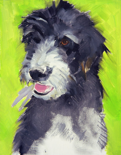 Holly, 2006 (oil on board)