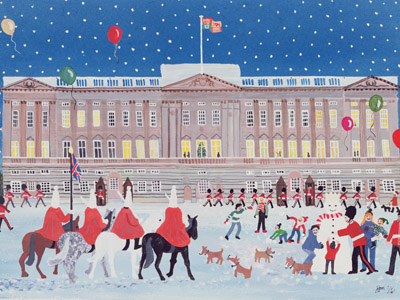 Buckingham Palace, London (w/c on paper)