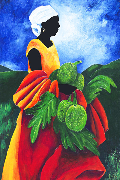 Season Breadfruit, 2011, (acrylic on canvas)